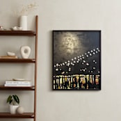 "Down Under the Brooklyn Bridge" - Art Print in Warm Hues by JaxRobyn - In a Room