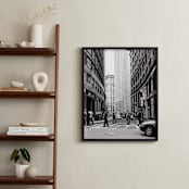 "Downtown IV" - Art Print in Black & White by Erin Beutel - In a Room