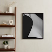 "Swept Away I" - Art Print in Black & white by Angie McMonigal - In a Room