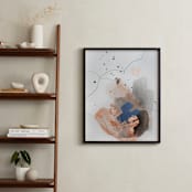 "Divide #3" - Art Print in glacial blue by Christine Olmstead - In a Room