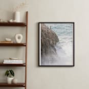 "Cuban Fisherman" - Art Print in Stormy Blue by Michelle S. - In a Room