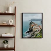 "Vernazza Vista " - Art Print in Italia Home by Kate Baird - In a Room