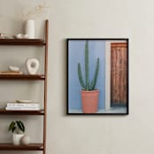 "Saguaro" - Art Print in Salty Blue by Lindsay Ferraris Photography - In a Room