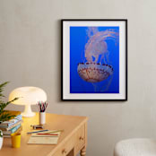 "Jelly 2" - Art Print in aquarium blue by Sea and Sky - In a Room