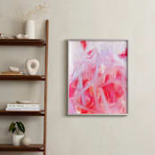 "Deep Down" - Art Print in Opera Red by Artsy Canvas Girl Designs - In a Room