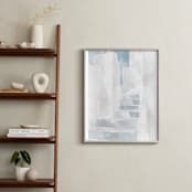 "when in santorini." - Art Print in azurite by silverscreen studio - In a Room