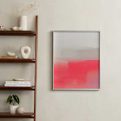 "Let Yourself Be Free" - Art Print in Bright Red by Artsy Canvas Girl Designs - In a Room