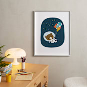 "Astro Bear" - Art Print in Space Navy by Char-Lynn Griffiths - In a Room