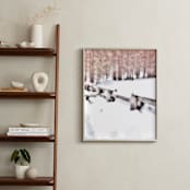 "Dreamy Winter" - Art Print in Winter Brown by Mariecor Agravante - In a Room