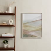 "Calming Horizons" - Art Print in Blush by Karen Kardatzke - In a Room
