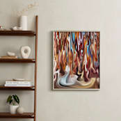 "Solar System Collection - Jupiter" - Art Print in Jupiter's Stormy Brown by Mariecor Agravante - In a Room