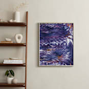 "Solar System Collection - Neptune" - Art Print in Neptune Indigo by Mariecor Agravante - In a Room
