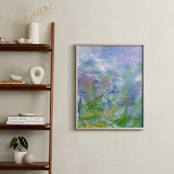 "Lexi's Garden 3" - Art Print in Muted Mint Green by Teodora Guererra - In a Room