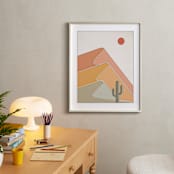 "Gradual Desert" - Art Print in Desert by Dana Beckwith - In a Room