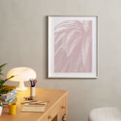 "Soft Palm Top" - Art Print in blush pink by Owl and Toad - In a Room