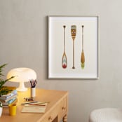 "Let's Get Paddles" - Art Print in Wood by SUWACHI - In a Room
