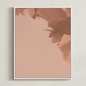 "Nature's bloom I" - Art Print in Blush by Marshe Hutchinson - Framed Canvas