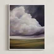 "Amethyst Evening" - Art Print in Amethyst by Mya Bessette - Framed Canvas