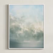 "Day Dream" - Art Print in soft mist by Brian Sostrom - Framed Canvas