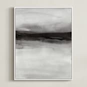 "holy disruption" - Art Print in black and white by Heidi Jantz - Framed Canvas