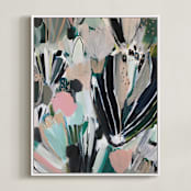 "Fresh Indigo" - Art Print in Fresh Indigo by Laci Fowler - Framed Canvas