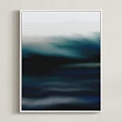 "Deep Waters" - Art Print in Ocean by Grae - Framed Canvas