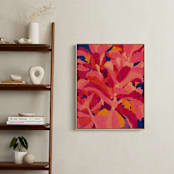 "Kalanchoe" - Art Print in Begonia Pink by Juls Treviño - In a Room