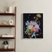 "The Blooming of Bliss" - Art Print in Black by Mary Ketch - In a Room