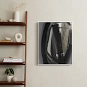 "Olive" - Art Print in Grey by Angela Simeone - In a Room
