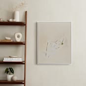 "Spring Abstract Diptych II" - Art Print in Cream by Caryn Owen - In a Room
