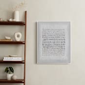 "Weaving Toward One Another" - Art Print in Chalk and Charcoal by Khara Ledonne - In a Room