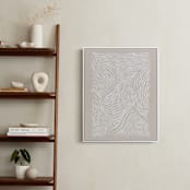 "Watery Patchwork" - Art Print in Coastal Drift by Jayne Alfieri - In a Room