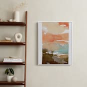 "Sunset Fade No 2" - Art Print in Coral by Kelly Ventura - In a Room