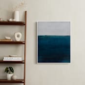 "Below the Sea" - Art Print in Ocean Blue by Melissa Marquardt - In a Room