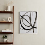 "Plant Cell 6" - Art Print in Charcoal by Mary Gaspar - In a Room