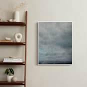 "A Meditation" - Art Print in Meditative Blue by Brian Sostrom - In a Room