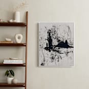 "Tour de Force II" - Art Print in Black and White by Carmen Guedez - In a Room
