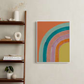 "Sherbet Rainbow" - Art Print in Rainbow by Lise Gulassa - In a Room