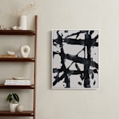 "Ink Bridges" - Art Print in Midnight Black by Afton Harding - In a Room