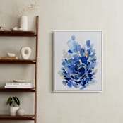 "Sea Glass" - Art Print in Ocean Blue by Yao Cheng Design - In a Room