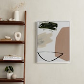 "Shape Shifters" - Art Print in clay salt by Lauren Packard - In a Room