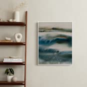 "Blue Embrace / Sky over Ocean" - Art Print in Moonlight Blue by Marta Spendowska - In a Room