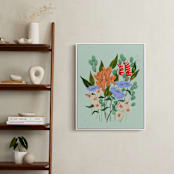 "Aerial" - Art Print in seafoam by Peggy Dean - In a Room
