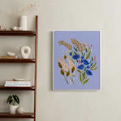 "Winifred" - Art Print in lavender-periwinkle by Peggy Dean - In a Room