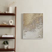 "Aurum Sand No. 3" - Art Print in Gold by Julia Contacessi - In a Room