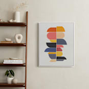 "summer totem" - Art Print in retro summer by Chris Rossi - In a Room