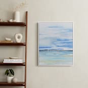 "Muse Triptych (center)" - Art Print in sea by Roberta Hoiness Art - In a Room