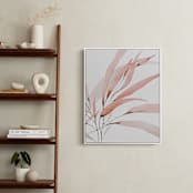 "Mogna02" - Art Print in Coral Pink by jinseikou - In a Room