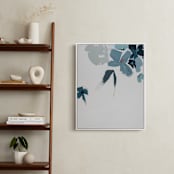 "Blue Garden Diptych II" - Art Print in Royal Blue by Caryn Owen - In a Room
