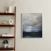 "Rain and Light" - Art Print in Rain Blue by Brian Sostrom - In a Room